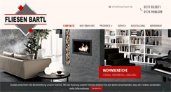 Desktop Screenshot of fliesenbartl.de